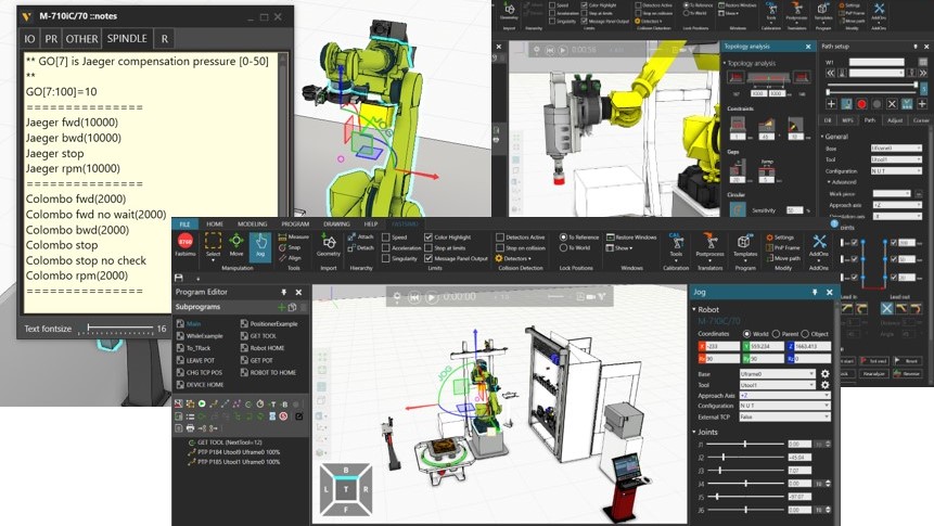 Robot offline programming software